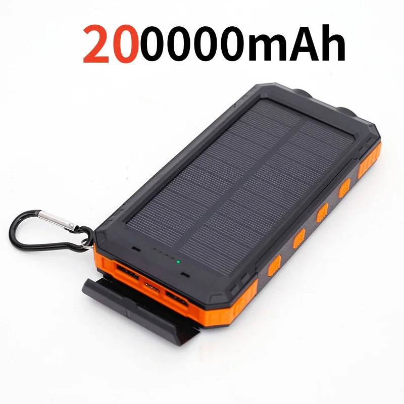 Chargeur de batterie solaire - 200000 mAh