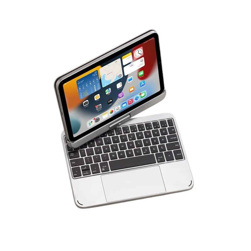 Coque pour tablette iPad avec clavier intégré tactile rotatif 360°